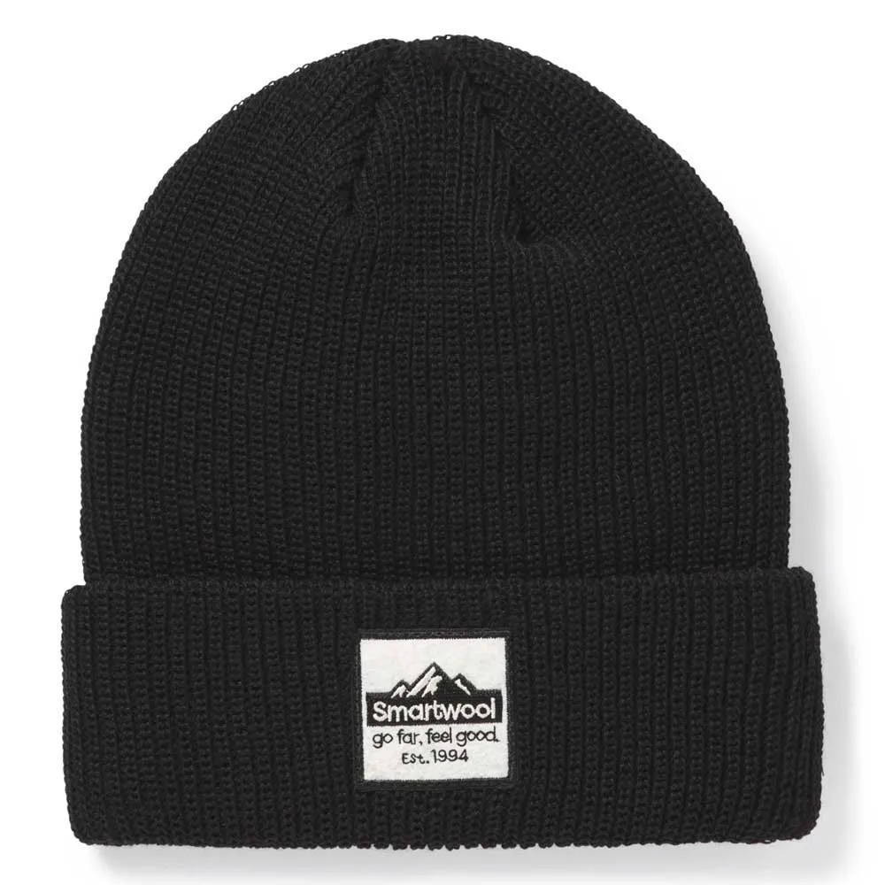 SmartWool Patch Mütze, Black SmartWool Patch Mütze, Black