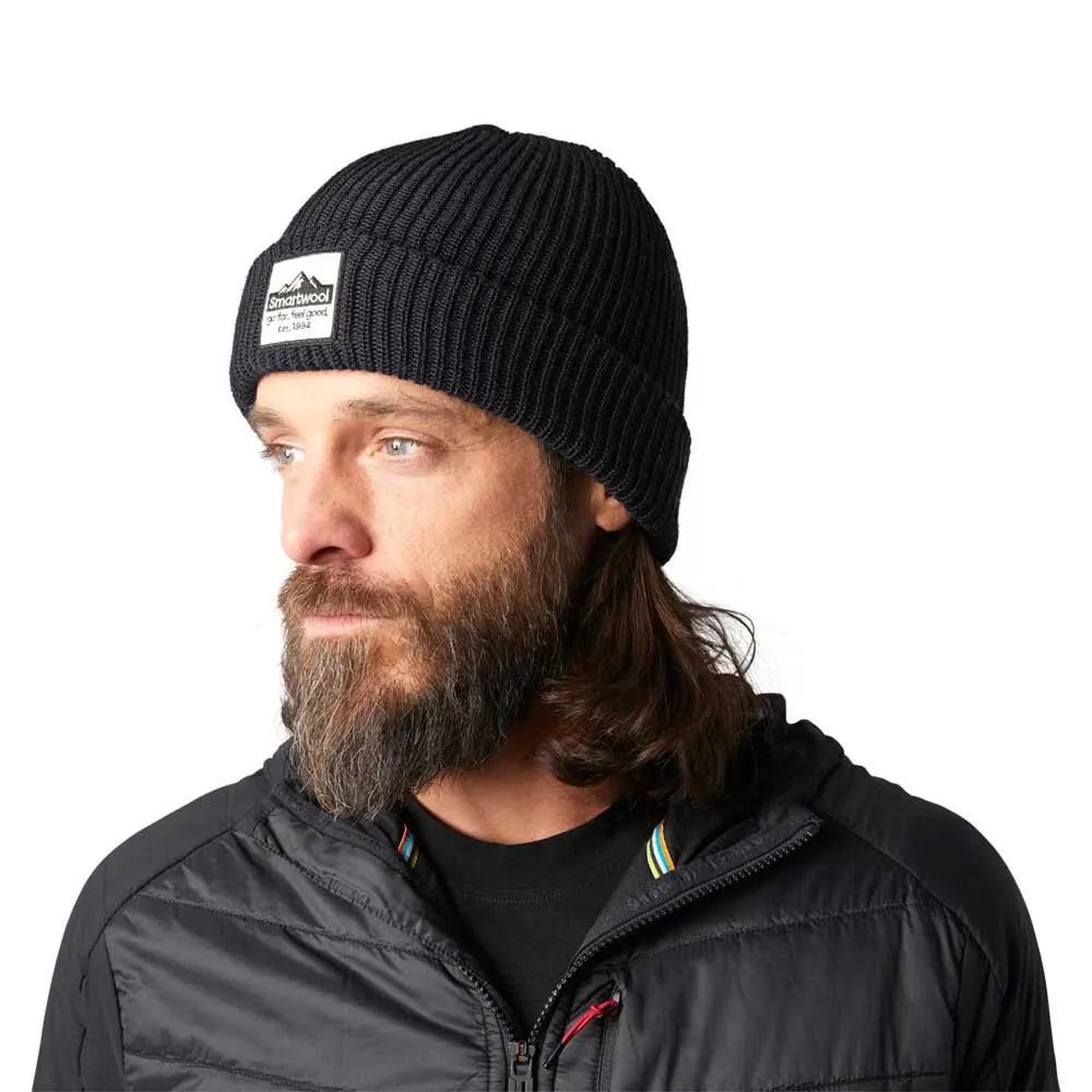 SmartWool Patch Mütze, Black SmartWool Patch Mütze, Black