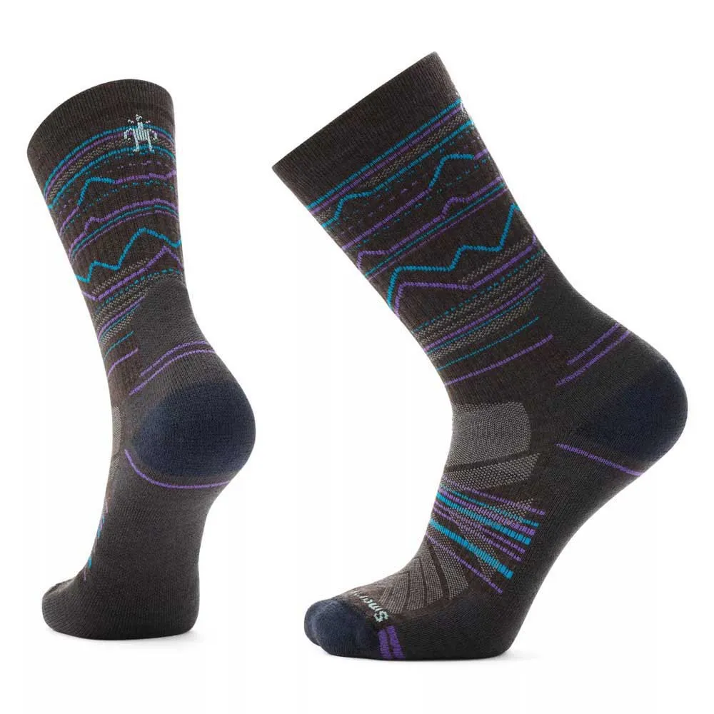 SmartWool Performance Hike Light Cushion Mountain Range Pattern Crew Socken SmartWool Performance Hike Light Cushion Mountain Range Pattern Crew Socken