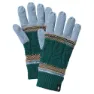 Emerald green / apricot