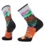SmartWool Run Targeted Cushion Singletrack Print Crew-socken
