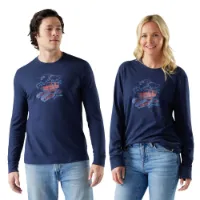 SmartWool Snowcat Graphic Langarm-t-shirt SmartWool Snowcat Graphic Langarm-t-shirt