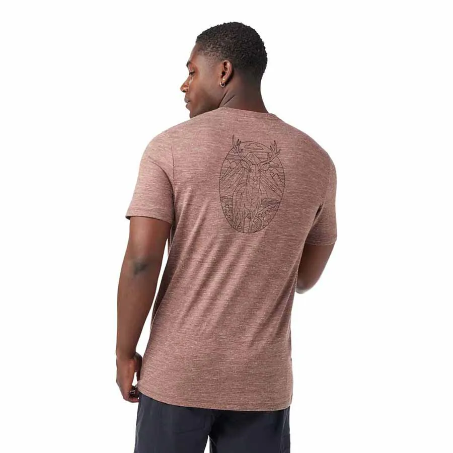 SmartWool Stag Stare Merino Hemp Blend Graphic Kurzarm-t-shirt