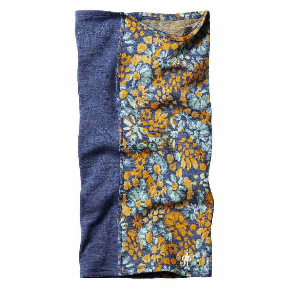 SmartWool Thermal Merino Colorblock Nackenwärmer, Nightfall blue floral SmartWool Thermal Merino Colorblock Nackenwärmer, Nightfall blue floral