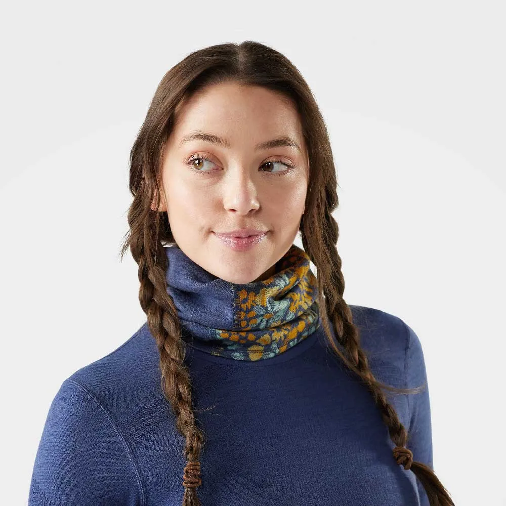 SmartWool Thermal Merino Colorblock Nackenwärmer, Nightfall blue floral SmartWool Thermal Merino Colorblock Nackenwärmer, Nightfall blue floral