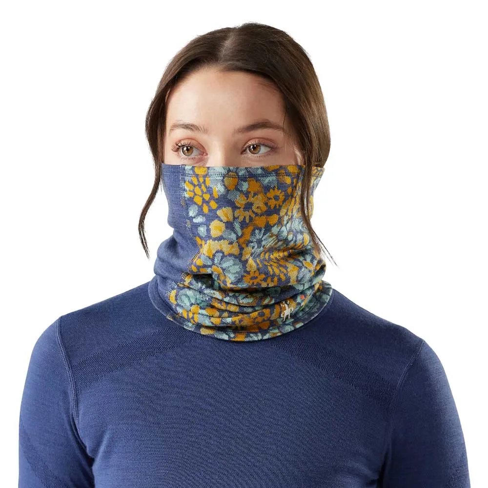 SmartWool Thermal Merino Colorblock Nackenwärmer, Nightfall blue floral SmartWool Thermal Merino Colorblock Nackenwärmer, Nightfall blue floral