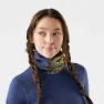 SmartWool Thermal Merino Colorblock Nackenwärmer, Nightfall blue floral