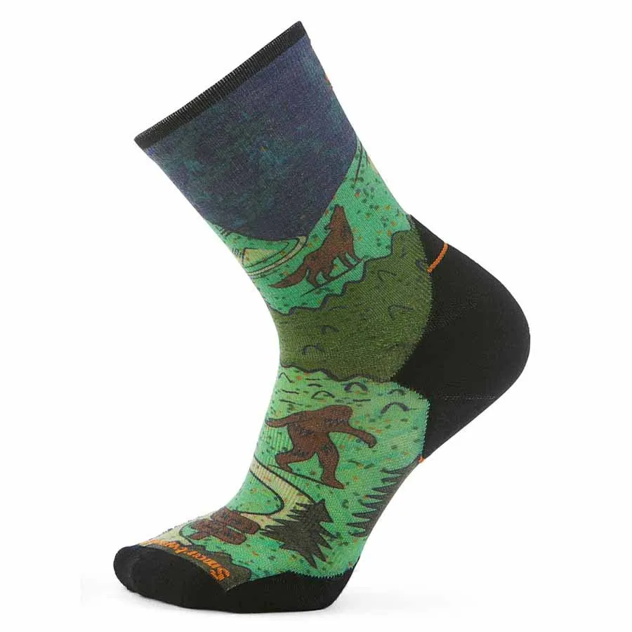 SmartWool Trail Run Targeted Cushion Neature Print Crew Socken male