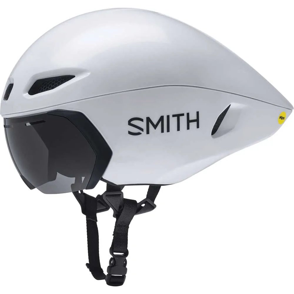 Smith Jetstream Mips Tt Time Trial Helm, White / matte white