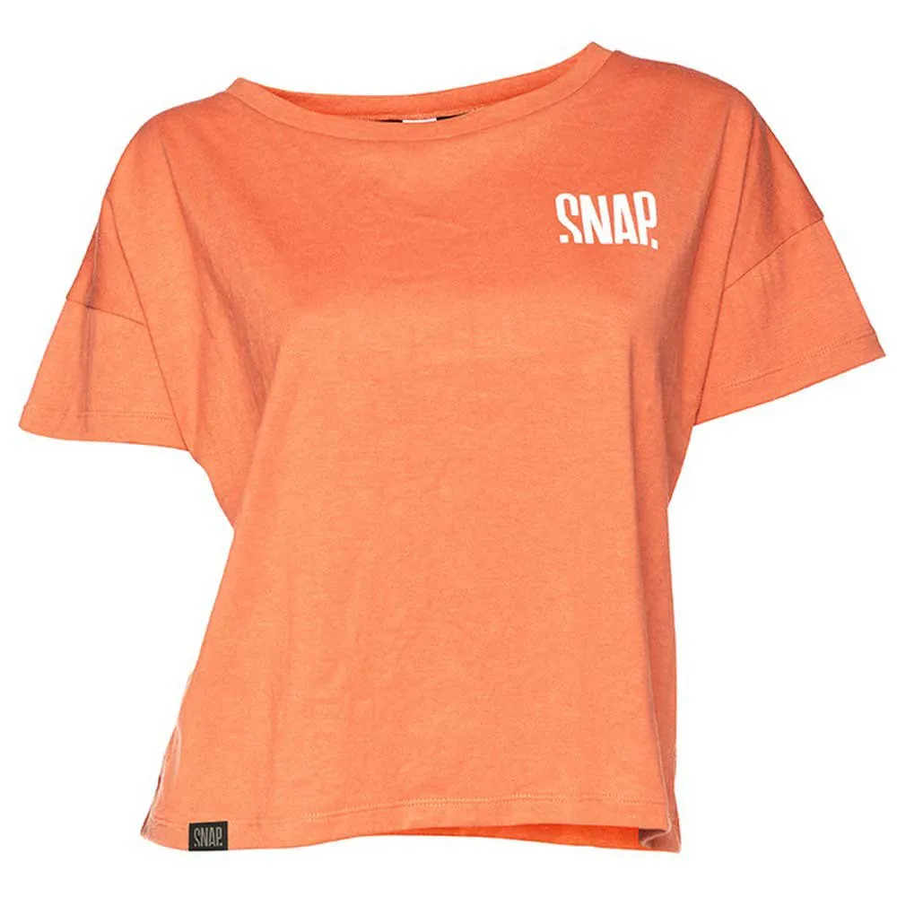 Snap Climbing Crop Hemp Kurzarm-t-shirt, Terracota Snap Climbing Crop Hemp Kurzarm-t-shirt, Terracota