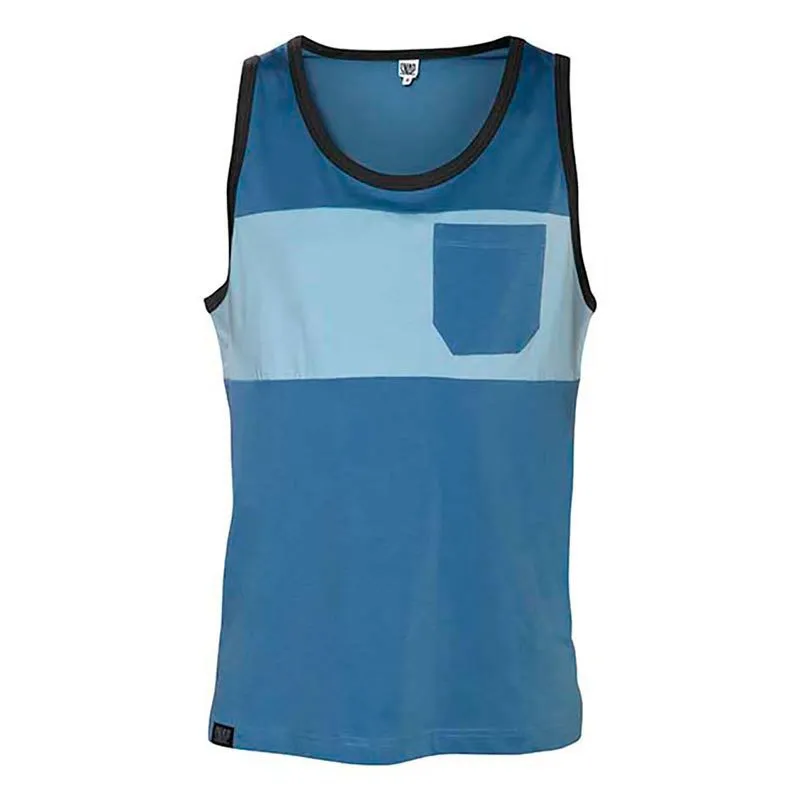 Snap Climbing Two-colored Pocket ärmelloses T-shirt, Steel blue Snap Climbing Two-colored Pocket ärmelloses T-shirt, Steel blue