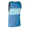Snap Climbing Two-colored Pocket ärmelloses T-shirt, Steel blue