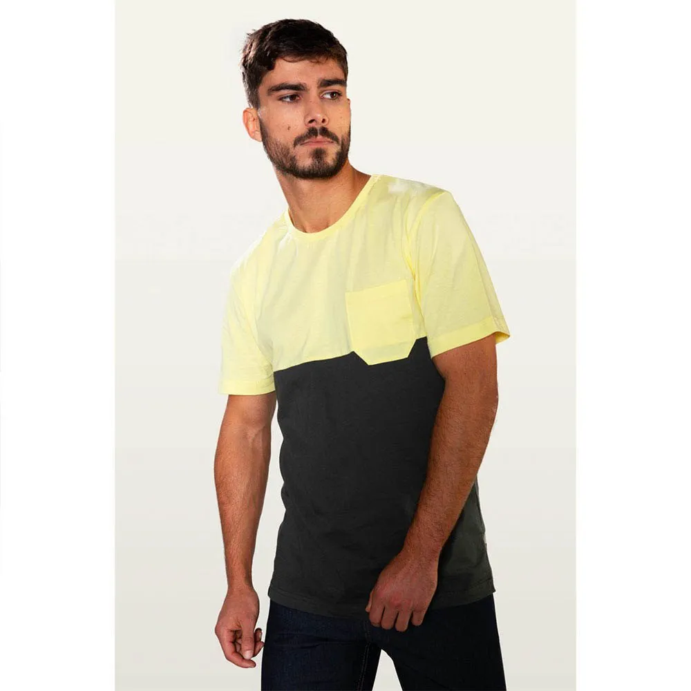 Snap Climbing Two-colored Pocket Kurzarm-t-shirt
