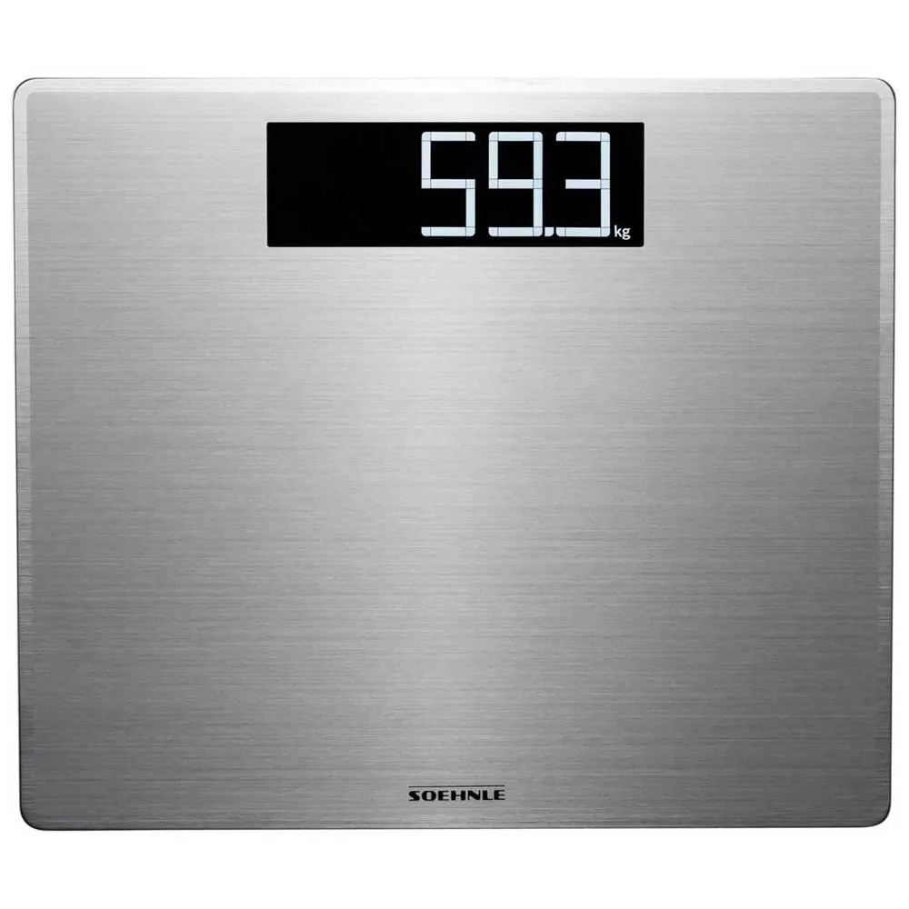 Soehnle Style Sense Safe 300 Max 180kg Waage, Silver, One Size Soehnle Style Sense Safe 300 Max 180kg Waage, Silver, One Size