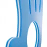 Softee Hand Schwimmende Matte, Multicolour, 3cm