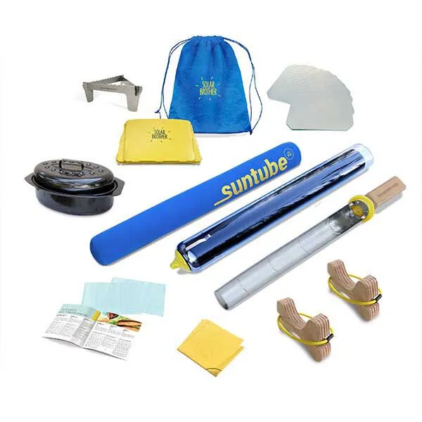 Solar Brother Tragbarer Solarofen Sungood 360, Silver / yellow, One Size Solar Brother Tragbarer Solarofen Sungood 360, Silver / yellow, One Size