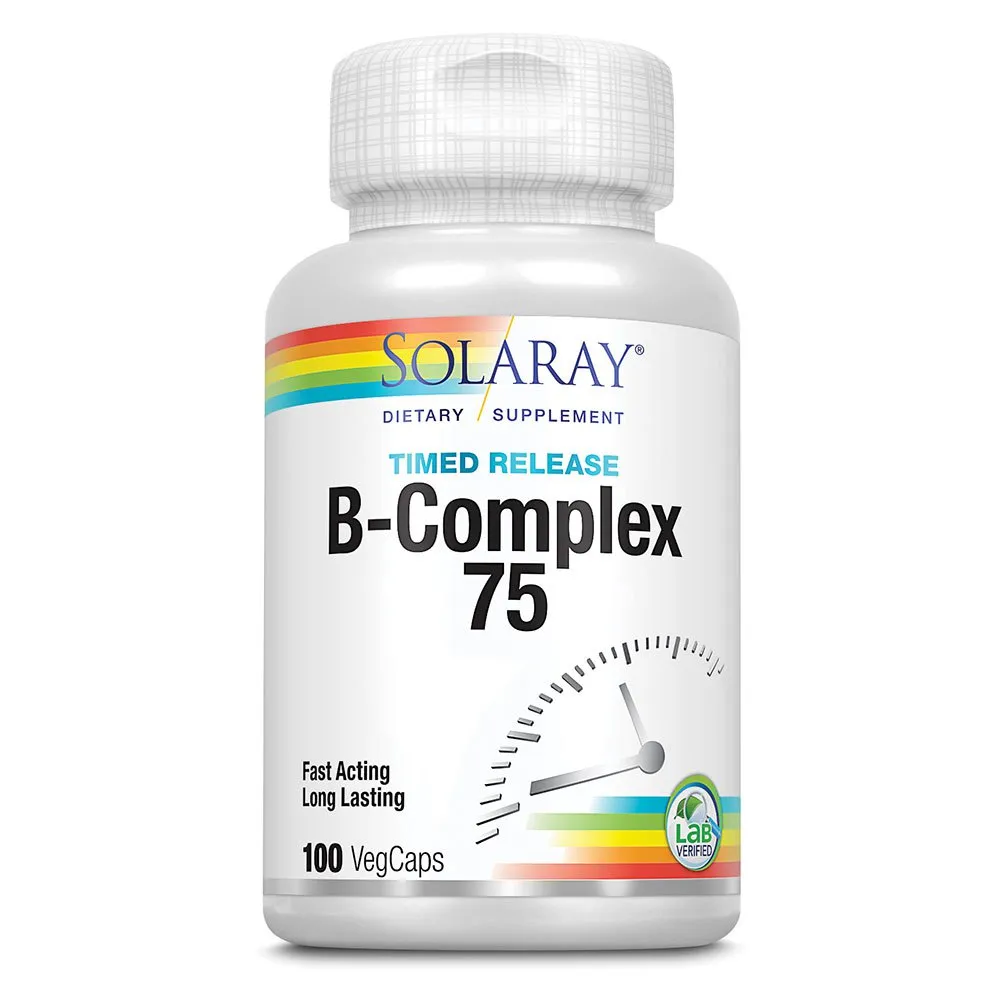 Solaray B-complex 75 Kapseln 100 Einheiten, One size