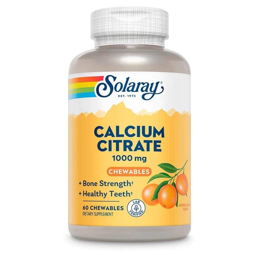 Solaray Calciumcitrat 1000 Mg Orange 60 Einheiten, One size Solaray Calciumcitrat 1000 Mg Orange 60 Einheiten, One size