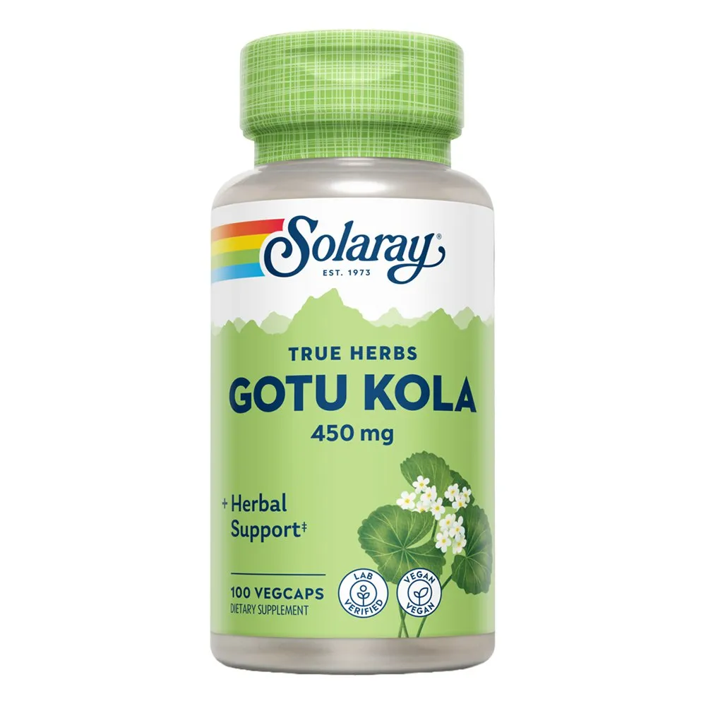 Solaray Gotu Kola 450mg Kapseln 100 Einheiten, Multicolour, One Size Solaray Gotu Kola 450mg Kapseln 100 Einheiten, Multicolour, One Size