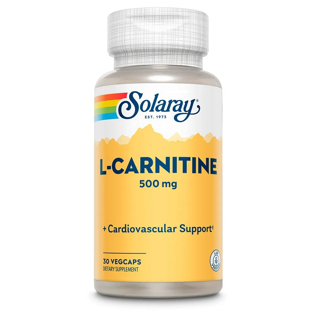 Solaray L-carnitin 500mgr 30 Einheiten, One size