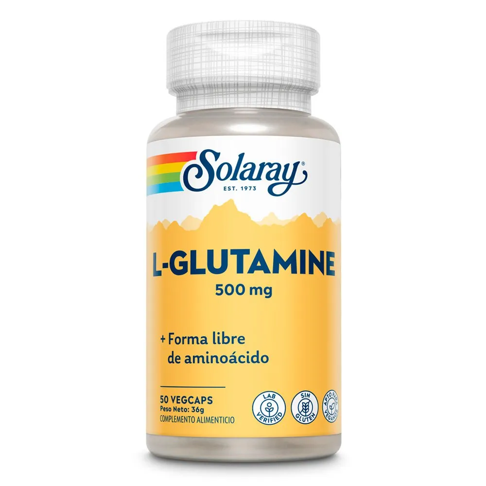 Solaray L-glutamin 500mgr 50 Einheiten, One size Solaray L-glutamin 500mgr 50 Einheiten, One size