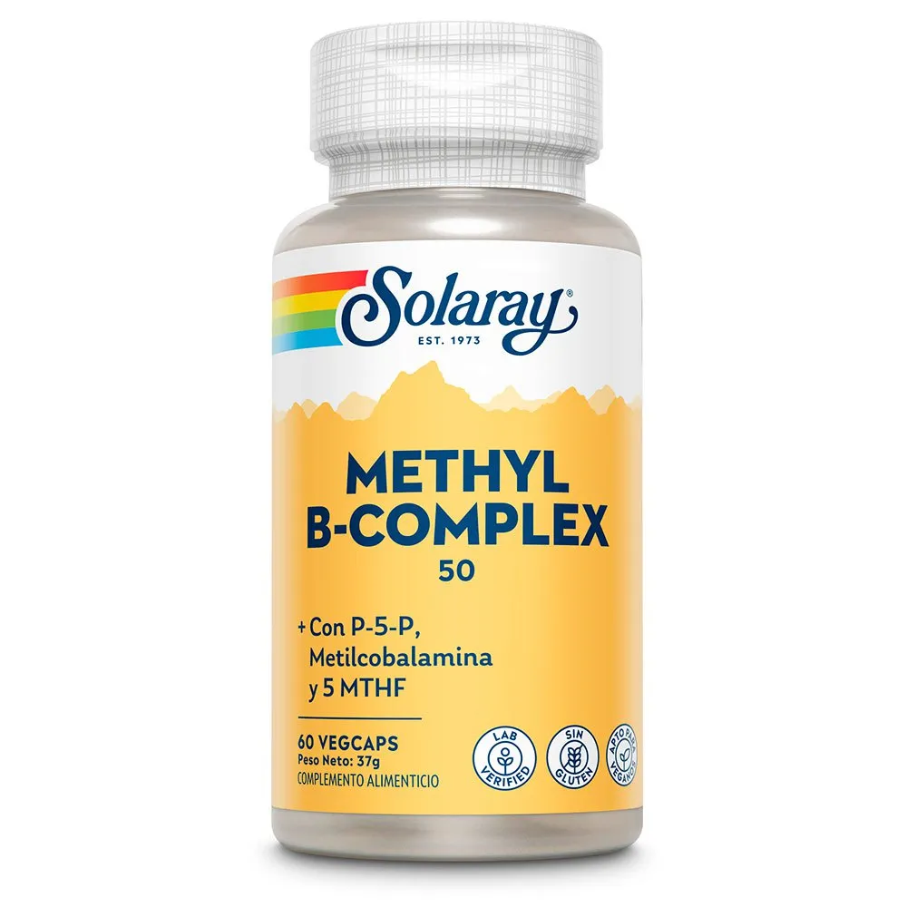 Solaray Methyl B-complex 50 Kapseln 60 Einheiten, One size Solaray Methyl B-complex 50 Kapseln 60 Einheiten, One size