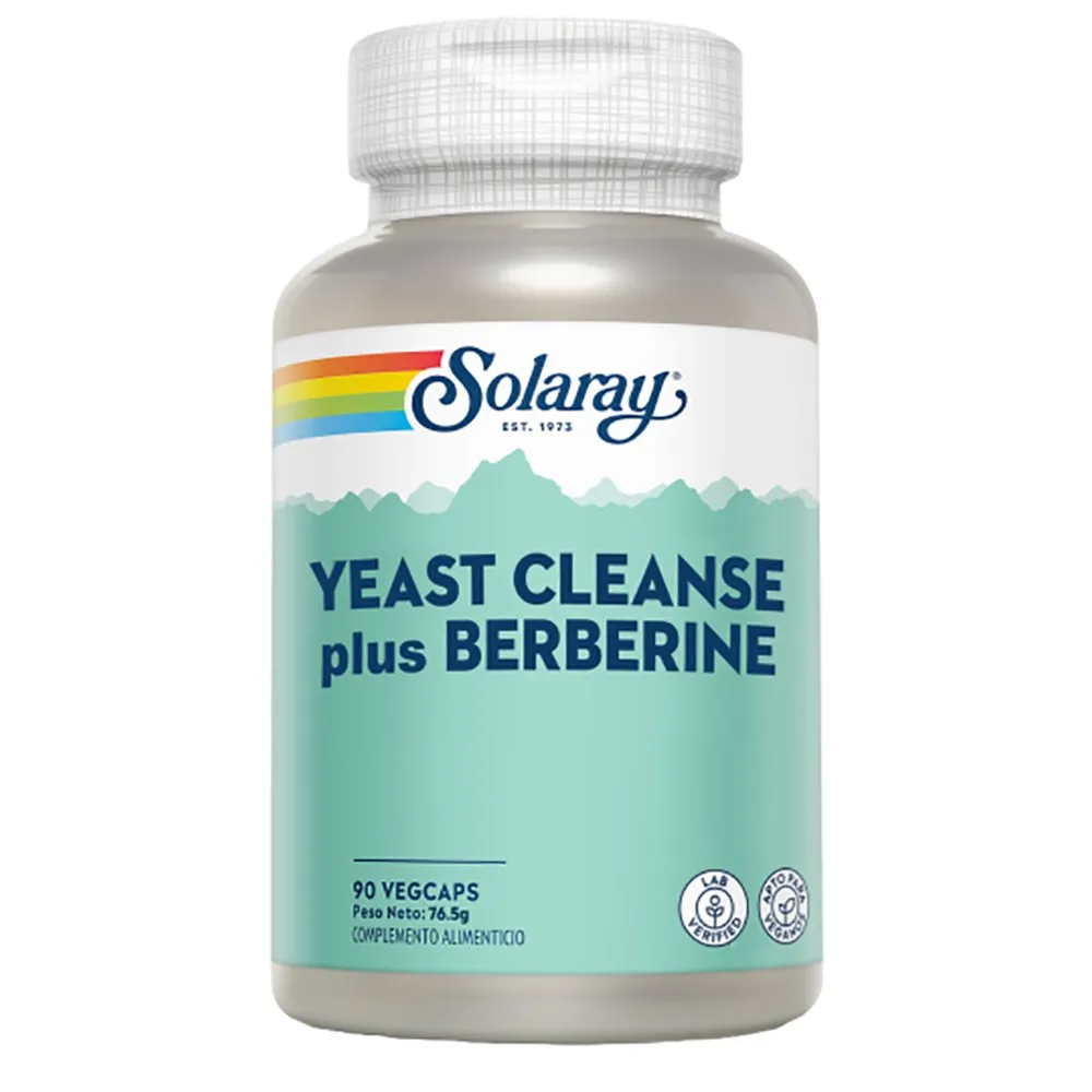 Solaray Plus Yeast Cleanse + Berberine Kapseln 90 Einheiten, Multicolour, One Size Solaray Plus Yeast Cleanse + Berberine Kapseln 90 Einheiten, Multicolour, One Size