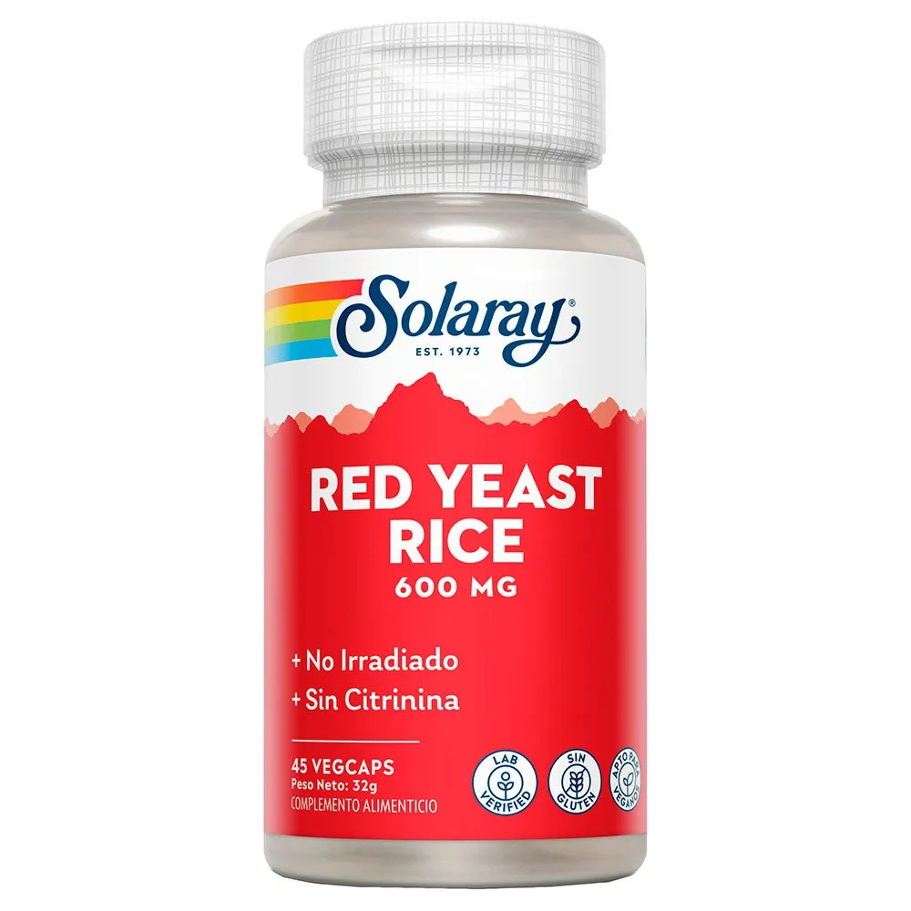 Solaray Roter Reis 45 Einheiten, Red, One Size Solaray Roter Reis 45 Einheiten, Red, One Size