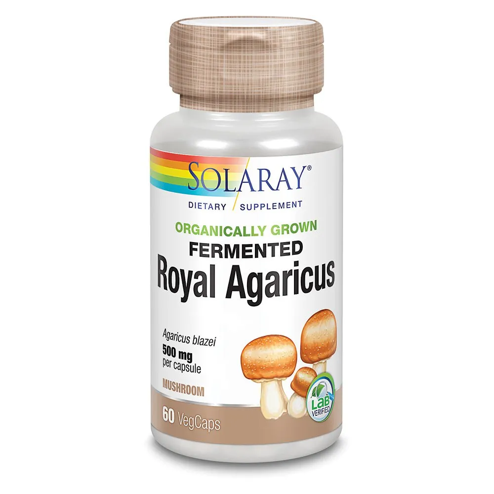 Solaray Royal Agaricus 500 Mg 60 Einheiten, Beige, One Size Solaray Royal Agaricus 500 Mg 60 Einheiten, Beige, One Size
