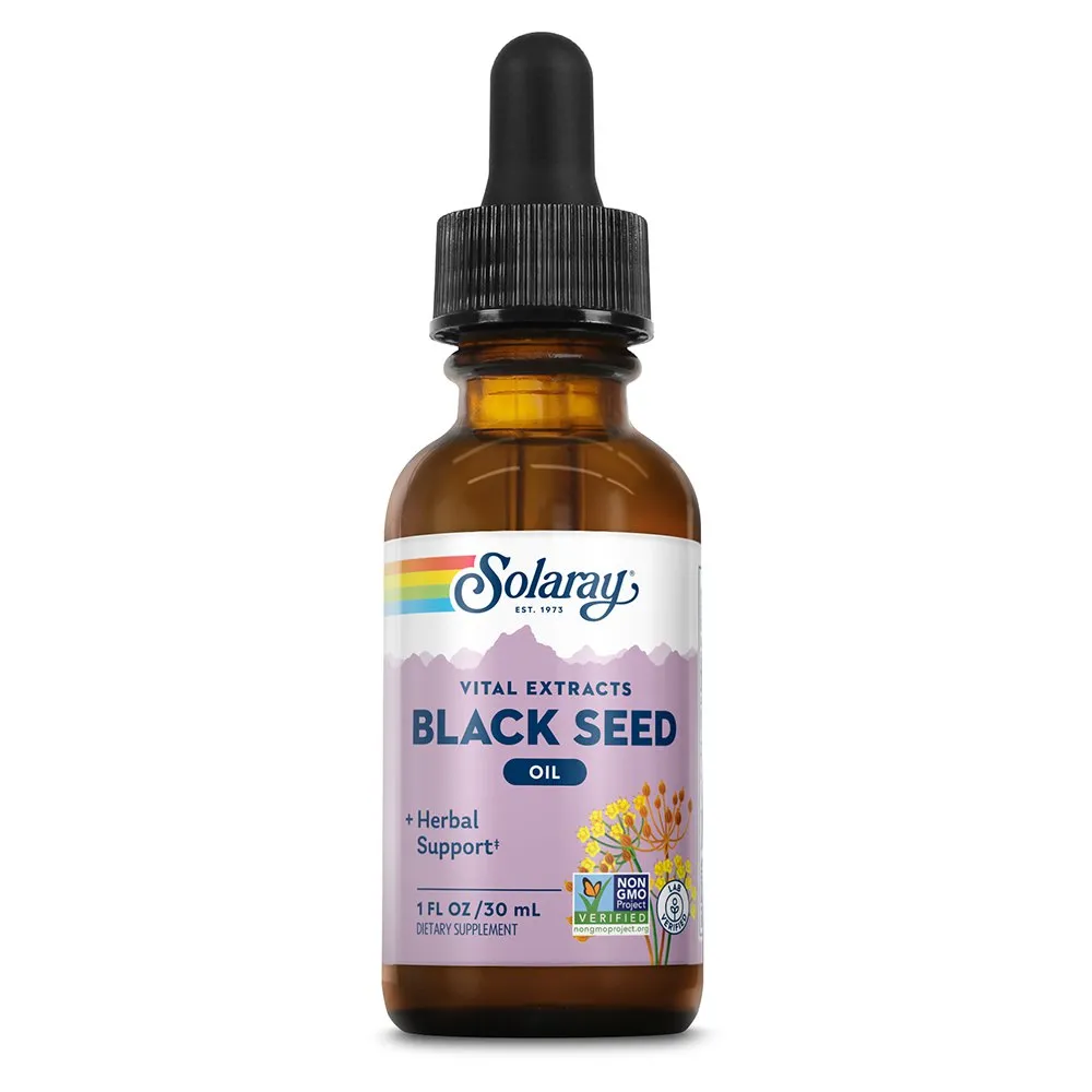 Solaray Schwarzkümmel 7% Thymochinon 30ml, Multicolour, One Size Solaray Schwarzkümmel 7% Thymochinon 30ml, Multicolour, One Size