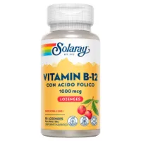 Solaray Vitamin B-12 + Folsäure 1000mcgr 90 Einheiten Solaray Vitamin B-12 + Folsäure 1000mcgr 90 Einheiten