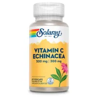 Solaray Vitamin C 500 Mg + 300 Mg Echinacea 60 Einheiten Solaray Vitamin C 500 Mg + 300 Mg Echinacea 60 Einheiten