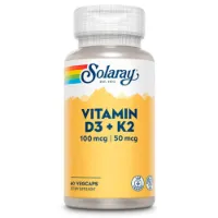 Solaray Vitamin D3+k2 (mk7) 60 Einheiten Solaray Vitamin D3+k2 (mk7) 60 Einheiten