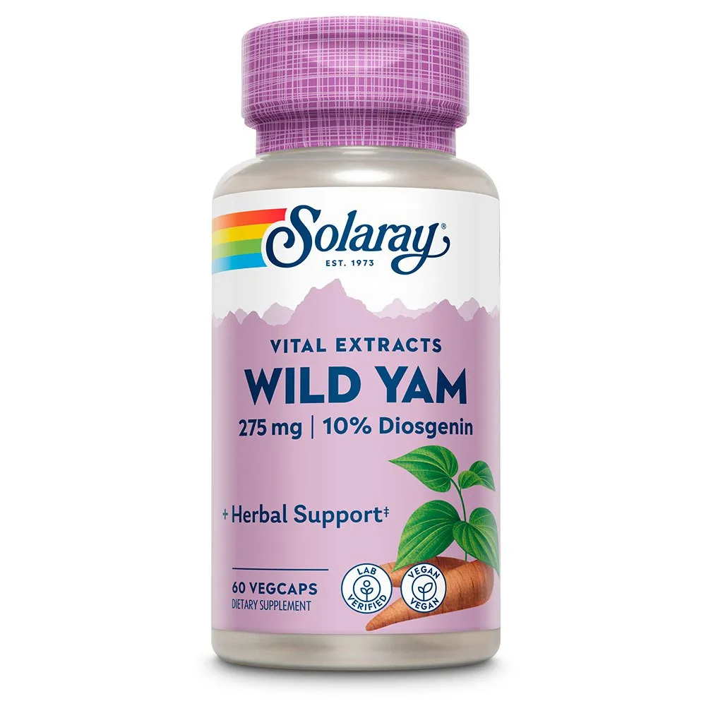 Solaray Wild Yam Kapseln Für Frauen 60 Einheiten, Lila, One Size Solaray Wild Yam Kapseln Für Frauen 60 Einheiten, Lila, One Size
