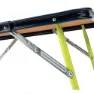Solenny Durolac Klappbarer Campingtisch Für Kleinkinder 60x40x50 Cm, Green / blue, One Size