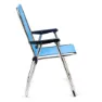 Solenny Fester Klappstuhl Aus Aluminium 89x55x53 Cm, Blue, One Size