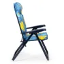 Solenny Klappsessel Mit 6 Positionen 114x7x2 Cm, Blue / yellow, One Size