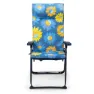 Solenny Klappsessel Mit 6 Positionen 114x7x2 Cm, Blue / yellow, One Size