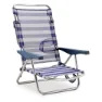 Solenny Niedriger Klappstuhl 4 Positionen 86x81x62 Cm unisex, Navy / white, One Size
