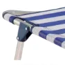 Solenny Niedriger Klappstuhl 4 Positionen 86x81x62 Cm unisex, Navy / white, One Size