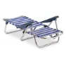 Solenny Niedriger Klappstuhl 4 Positionen 86x81x62 Cm unisex, Navy / white, One Size