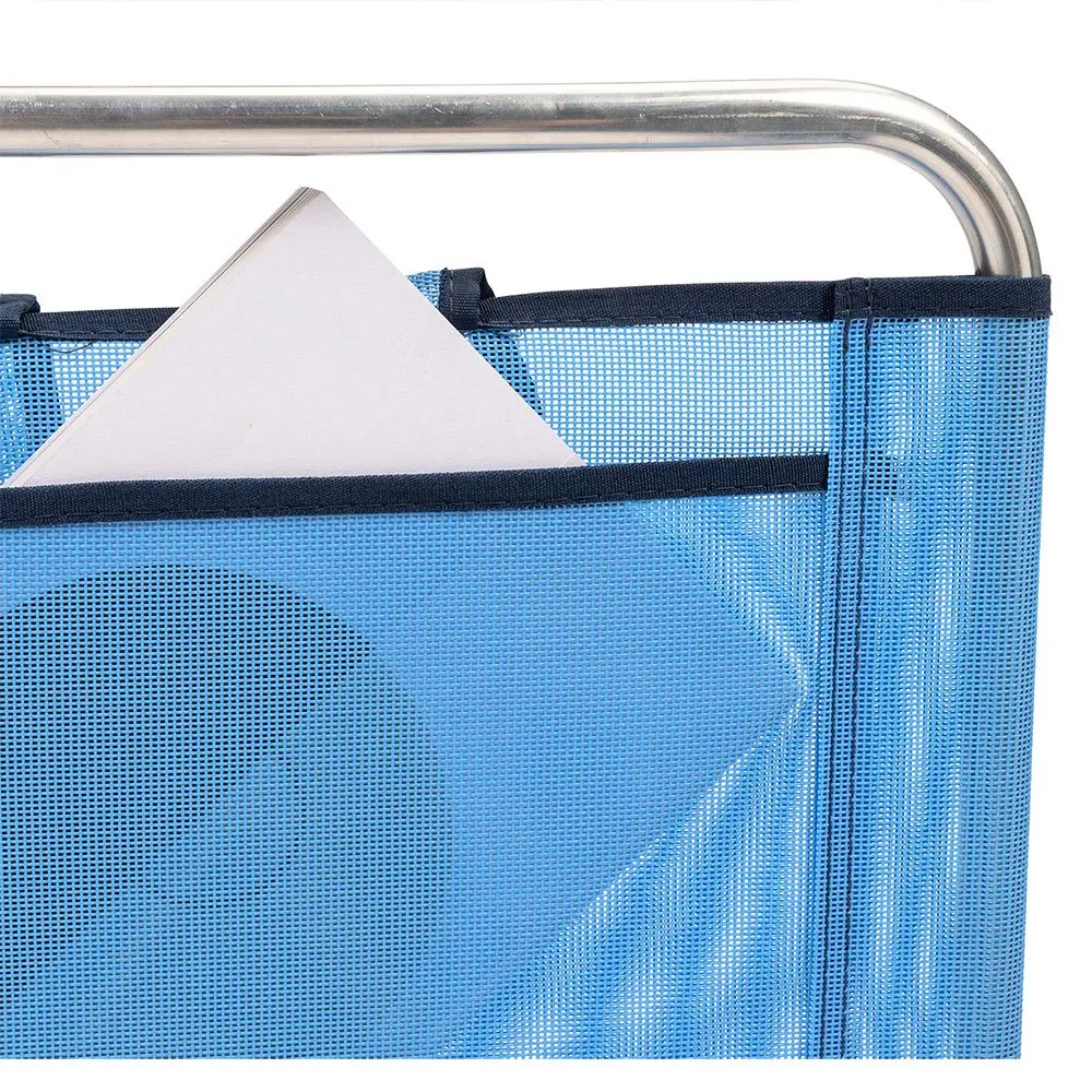 Solenny Niedriger Klappstuhl Aus Aluminium 63x54x50 Cm unisex, Blue, One Size
