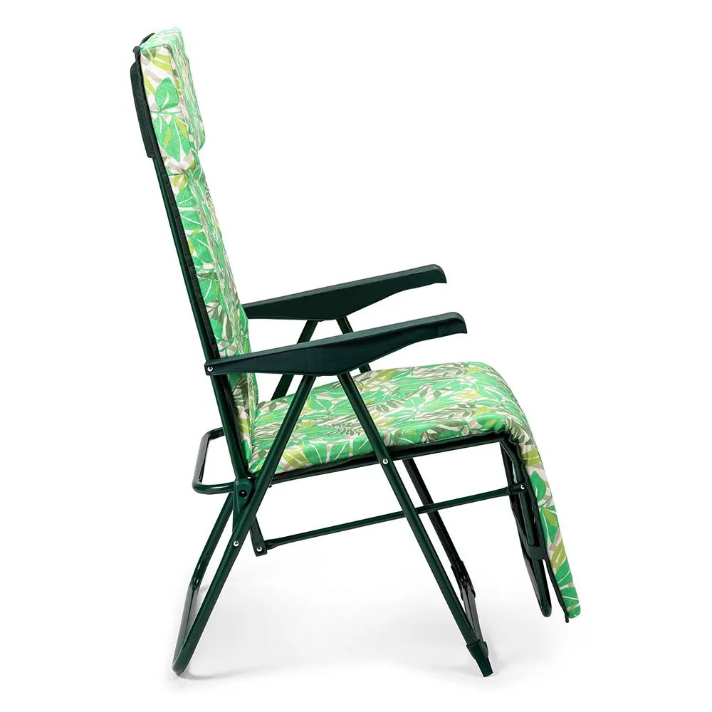 Solenny Relax Klappbare Sonnenliege 5-fach Verstellbar 108x76x60 Cm, Green, One Size Solenny Relax Klappbare Sonnenliege 5-fach Verstellbar 108x76x60 Cm, Green, One Size
