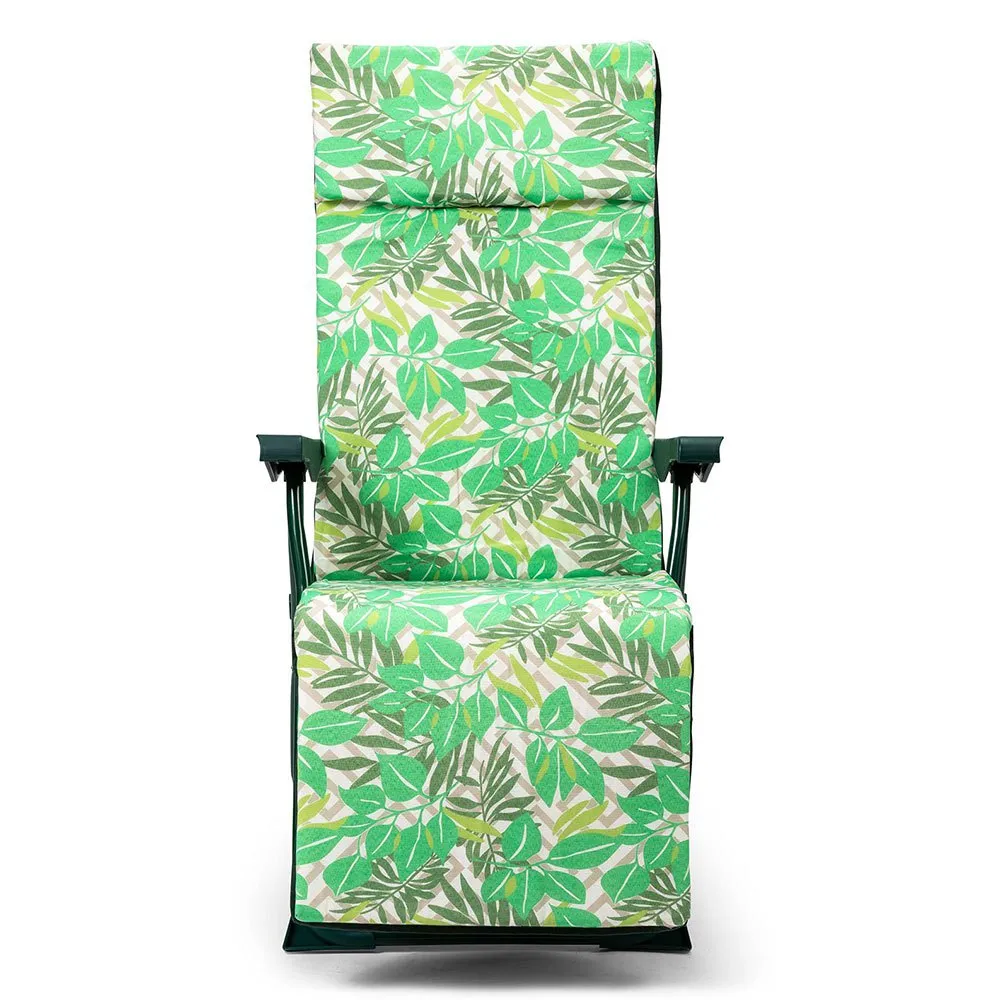 Solenny Relax Klappbare Sonnenliege 5-fach Verstellbar 108x76x60 Cm, Green, One Size Solenny Relax Klappbare Sonnenliege 5-fach Verstellbar 108x76x60 Cm, Green, One Size