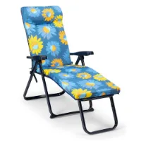 Solenny Super Klappbare Sonnenliege Mit 6 Positionen 114x132x62 Cm Solenny Super Klappbare Sonnenliege Mit 6 Positionen 114x132x62 Cm