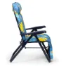 Solenny Super-relax Klappbare Sonnenliege Mit 6 Positionen 114x86x62 Cm unisex, Blue / orange / yellow, One Size