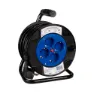 Solera 4 Plugs Kabeltrommel 15 M, Black / blue, One Size