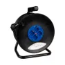 Solera 4 Plugs Kabeltrommel 50 M, Black / blue, One Size
