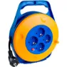 Solera H05vv-f 3g1 4 Plugs 10 M Kabeltrommel, Blue / orange, One Size