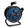 Solera Industrielle Kabeltrommel 7427/1t 4 Steckdosen 50 M, Black / blue, One Size